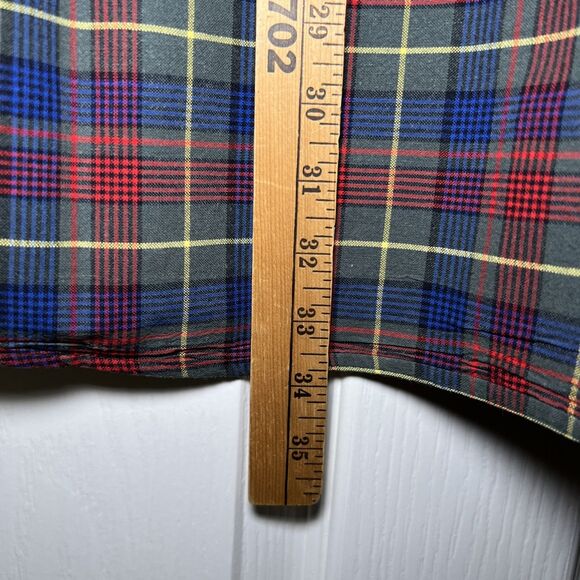 Cinch Mens Button Down Shirt Size XL Multi Color Plaid Long Sleeve Logo Western - Picture 8 of 9